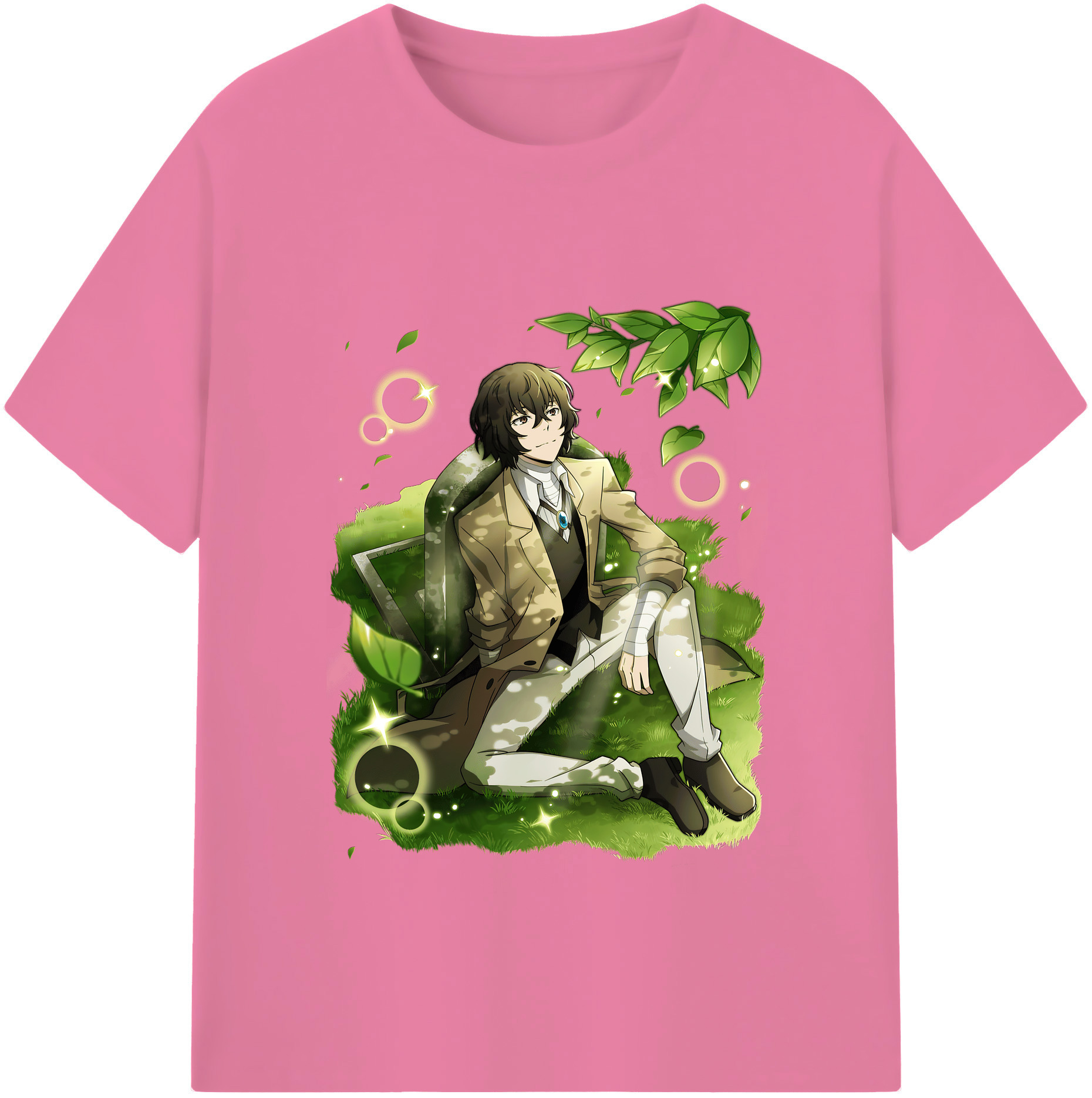 （画像用） 文豪ストレイドッグス Bungo Stray Dogs 綿100％半袖Tシャツ（フロントプリント）